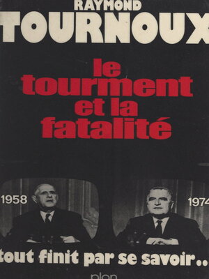 cover image of Le tourment et la fatalité